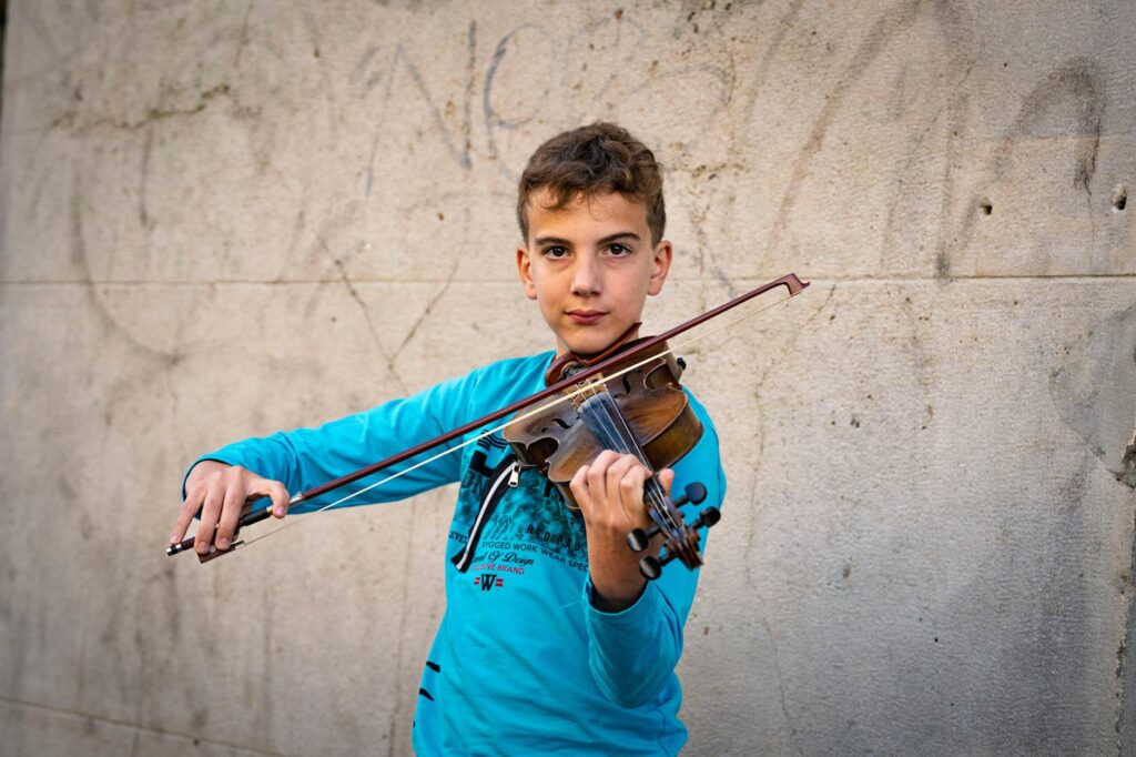 Vienna children art creative music