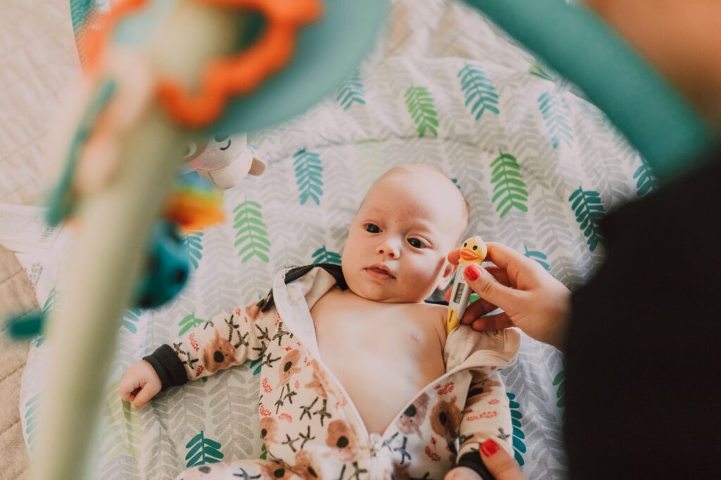 mother baby pediatrician visit
