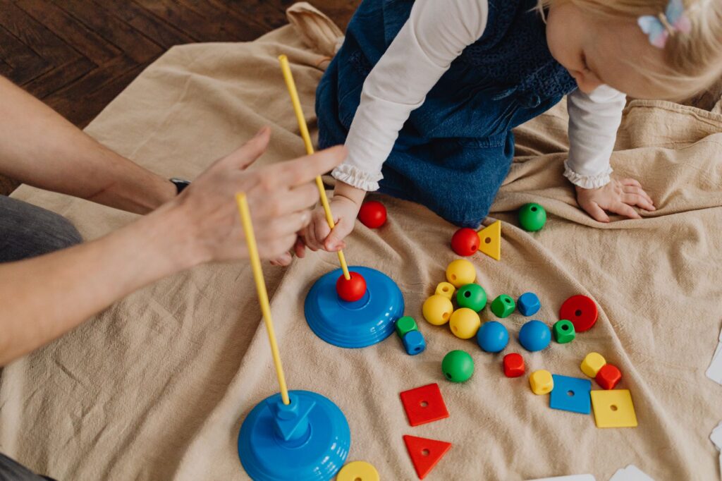 Vienna kindergarten children playing