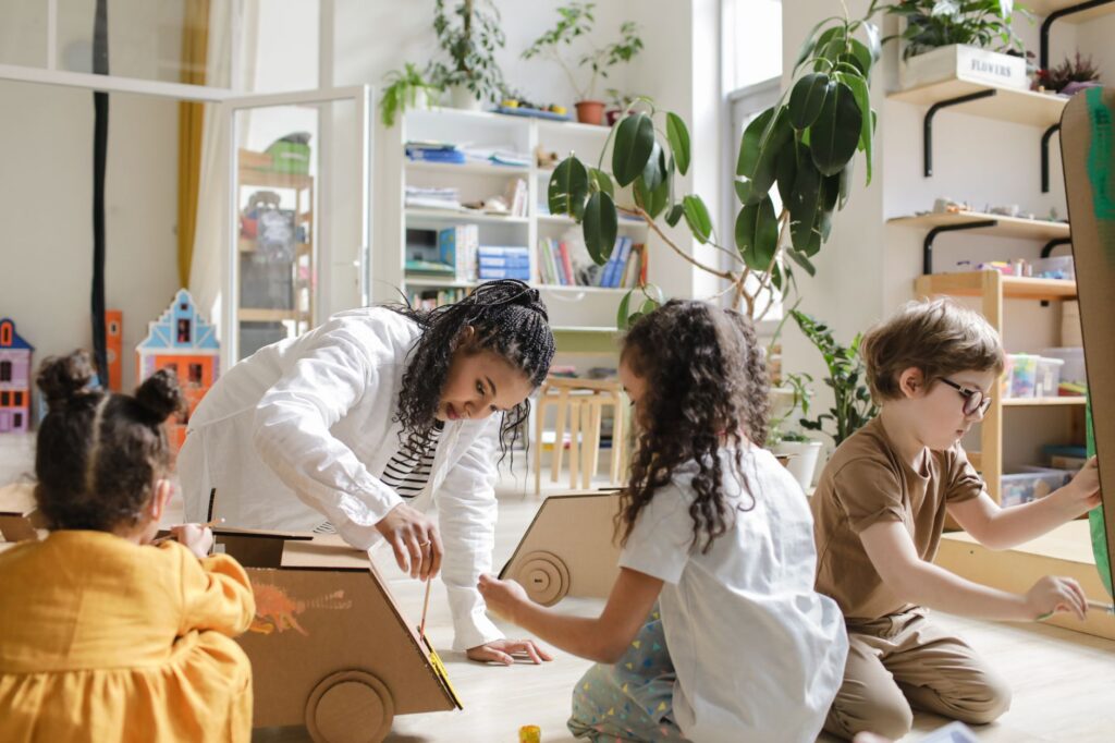 children daycare classroom