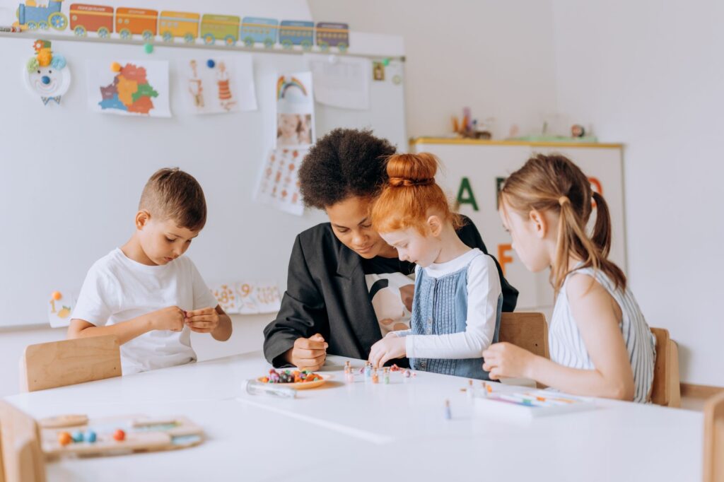 german kindergarten educator children