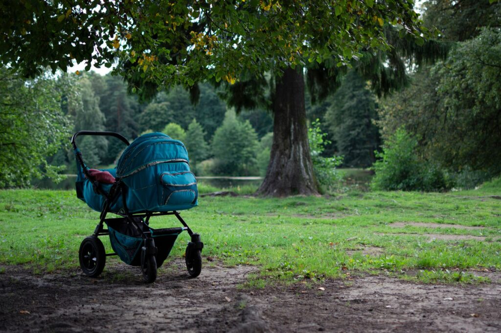 baby stroller park parents