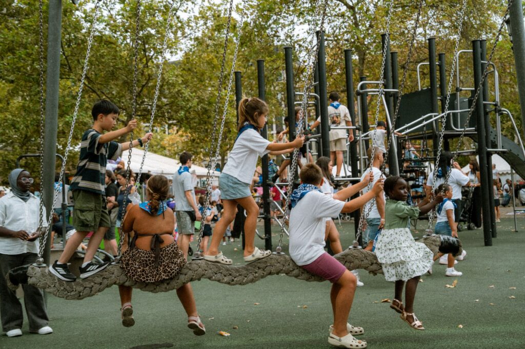 children summer playground vienna inclusion