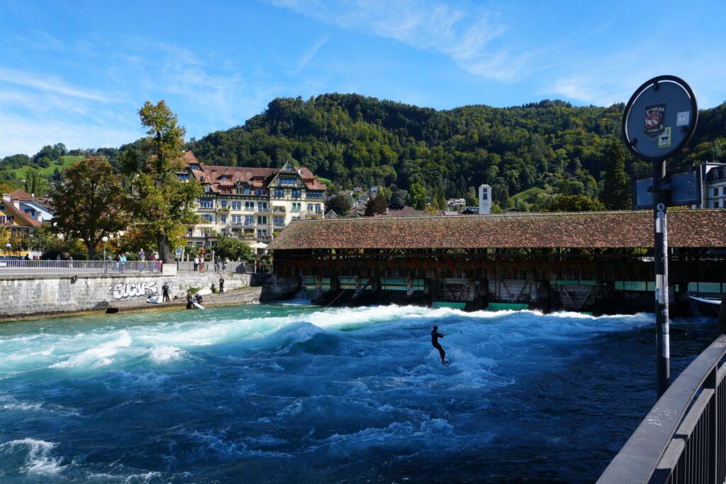 Thun Switzerland school children
